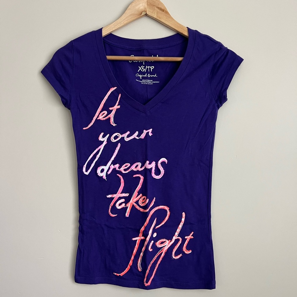 AEROPOSTALE 2010s V Neck T Shirt